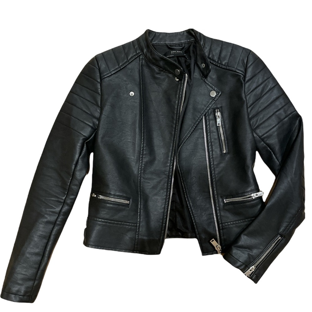 Zara Basic Moto Jacket - image 1